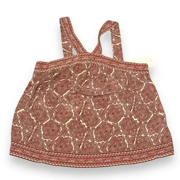 NWT Joie Emre Silk Tank Porcelain Burnt Henna Size Small - Picture 1 of 9